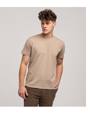 Lee Cooper Lee Cooper T-Shirt OBUTCH 0875 Beżowy Regular Fit