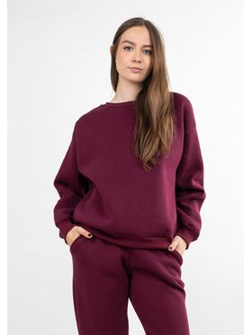 DKaren Sport DKaren Sport Bluza BRehema Bordowy Classic Fit