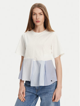 Weekend Max Mara Weekend Max Mara Футболка Bird 2515941102 Білий Relaxed Fit