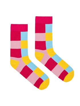 Kabak Kabak Skarpety długie klasyczne organiczne Różowy