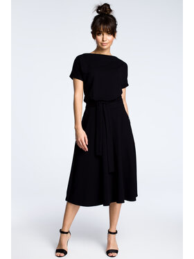 BeWear BeWear Vestito da giorno B067 Nero Flare Fit