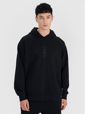 4F 4F Mikina 4FRSS25TSWSM2111-20S Čierna Regular Fit