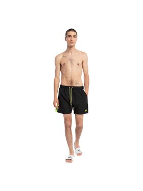 Alpha Industries Alpha Industries Szorty kąpielowe ries Printed Stripe Swim Short 126934-03 Czarny Classic Fit