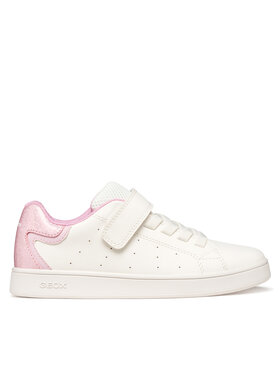 Geox Geox Sneakersy J Eclyper Girl J36LRA 054BJ C0406 D Bílá