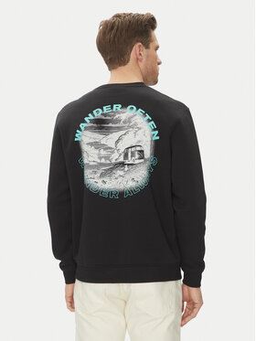 Hunter Hunter Sweatshirt May HARM0058251 Schwarz Relaxed Fit