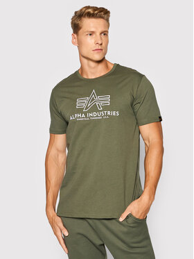Alpha Industries Alpha Industries T-shirt Basic 118505 Verde Regular Fit