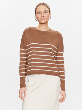 Culture Culture Džemper Annemarie 50109338 Smeđa Boxy Fit
