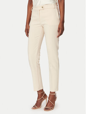 Rinascimento Rinascimento Штани з тканини CFC0128638003 Бежевий Slim Fit