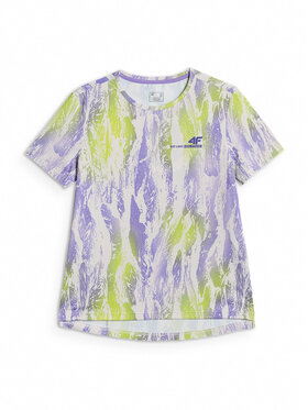 4F 4F Koszulka rowerowa GET LOST FEEL FOUND Koralowy Regular Fit