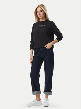 Tommy Jeans Tommy Jeans Majica dugih rukava DW0DW23403 Crna Regular Fit