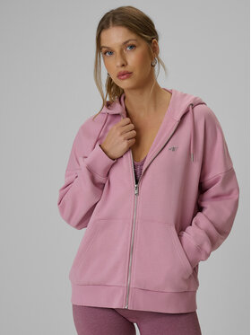 4F 4F Bluza basic Różowy jasny Loose Fit