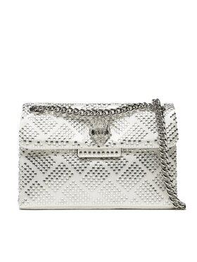 Kurt Geiger Kurt Geiger Kabelka Fabric Mini Kensington 9546641609 Strieborná