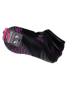 Skechers Skechers Skarpety krótkie Skechers 3pk Womens Lowcut Socks Czarny
