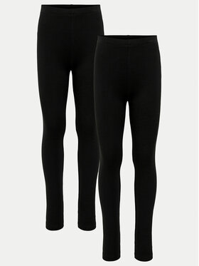 Kids ONLY Kids ONLY Набір з 2 пар легінсів 15333816 Чорний Slim Fit