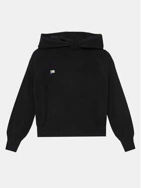 Pangaia Pangaia Felpa Recycled Cashmere Nero Relaxed Fit
