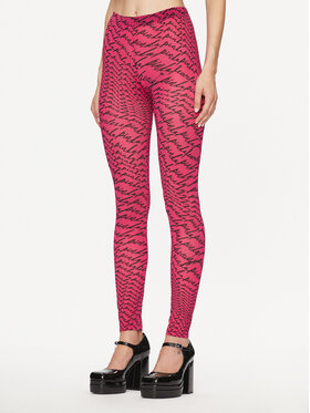 Pinko Pinko Legingi Ginseng 100246 A1A0 Rozā Slim Fit