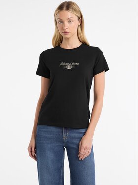 Guess Jeans Guess Jeans T-Shirt 178879 Czarny Classic Fit