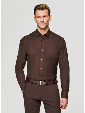 Pako Lorente Pako Lorente Koszula P26SF-1X-003 Brązowy Slim Fit
