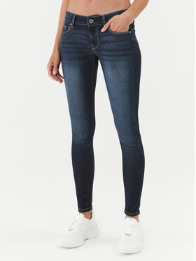 Pepe Jeans Pepe Jeans Jeansy Soho PL204174 Granatowy Skinny Fit