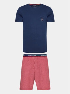 Henderson Henderson Pyžamo 40668 Tmavomodrá Regular Fit
