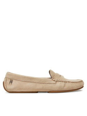 Tommy Hilfiger Tommy Hilfiger Mokasinai Th Suede Driver Loafer FW0FW08563 Smėlio