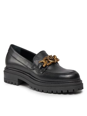 Pinko Pinko Loafersy Brasilia Mocassino AI 23-24 BLKS1 102659 A1IF Černá
