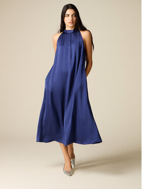 Oltre Oltre Vestito da giorno 7074R005069N034 Blu Baggy Fit