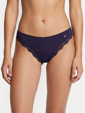 Tommy Hilfiger Tommy Hilfiger Σλιπ κλασικά UW0UW06054 Σκούρο μπλε
