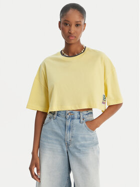 Quiksilver Quiksilver T-shirt Maxi EQWZT03183 Giallo Oversize