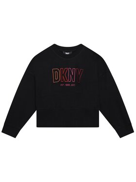 DKNY DKNY Bluză D35S94 D Negru Regular Fit
