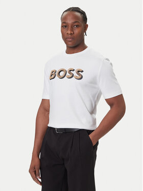 BOSS BOSS T-Shirt H-Thompson 656 50551902 Bílá Regular Fit