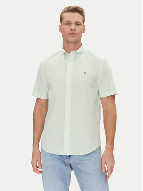 Tommy Hilfiger Tommy Hilfiger Cămașă MW0MW37584 Verde Regular Fit