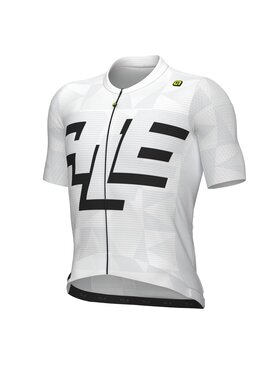 Alé Cycling Alé Cycling Koszulka rowerowa PR-E Multiverso Biały Fitted Fit