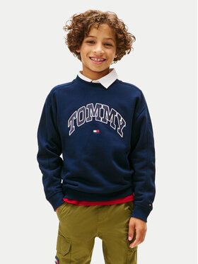 Tommy Hilfiger Tommy Hilfiger Суитшърт Varsity KB0KB09899 Тъмносин Regular Fit