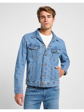 Lee Lee Kurtka jeansowa 112363663 Niebieski Regular Fit