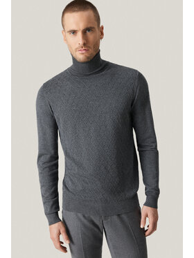 Próchnik Próchnik Sweter PM8 SW073225000131 Szary Regular Fit