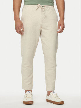 Mustang Mustang Pantaloni din material Milano 1015156 Bej Tapered Fit