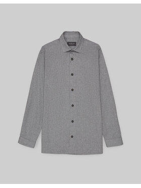 Borgio Borgio Koszula spadola Szary Relaxed Fit