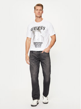 Guess T-shirt M4BI47 J1314 Bijela Slim Fit