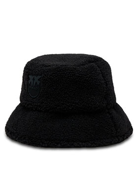 Pinko Pinko Platmale Bucket Bios Buckle Hat AI 23-24 PPRE 101819 A172 Melns