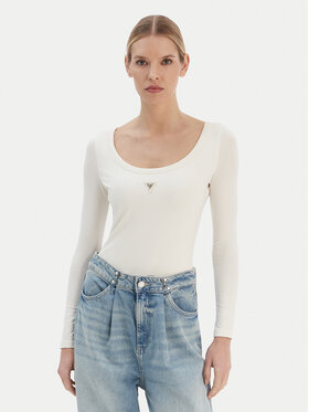 Guess Guess Glaustinukė V4YP07 J1314 Écru Slim Fit