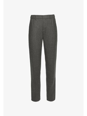 La Mania La Mania Bavlnené nohavice CLASSIC Sivá Classic Fit