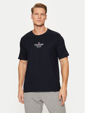Tommy Hilfiger Tommy Hilfiger Tričko MW0MW38980 Tmavomodrá Regular Fit