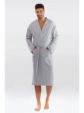 DKaren Lingerie DKaren Lingerie Szlafrok Harry Męska Szary
