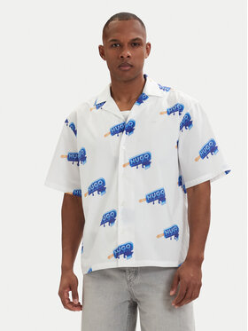 HUGO HUGO Camicia Eligino 50561691 Bianco Relaxed Fit