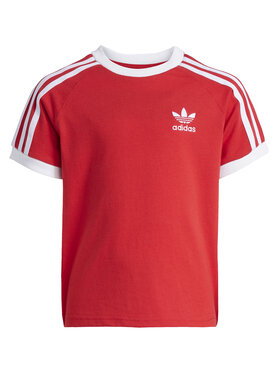 adidas adidas T-krekls adicolor Trefoil JY3748 Sarkans Loose Fit