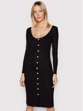 Brave Soul Brave Soul Vsakodnevna obleka LDRJ-36AMELIE Črna Slim Fit