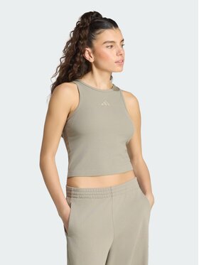 adidas adidas Top 164603 Zielony Fitted Fit