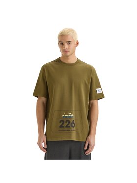 Diadora Diadora T-Shirt SS G.D. 1984 (226) Brązowy Regular Fit