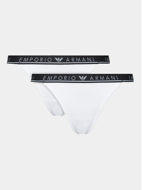 Emporio Armani Underwear Emporio Armani Underwear Komplet 2 par stringów 164522 3F227 00010 Biały